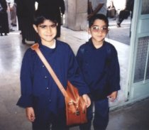 Ali and Arash at school